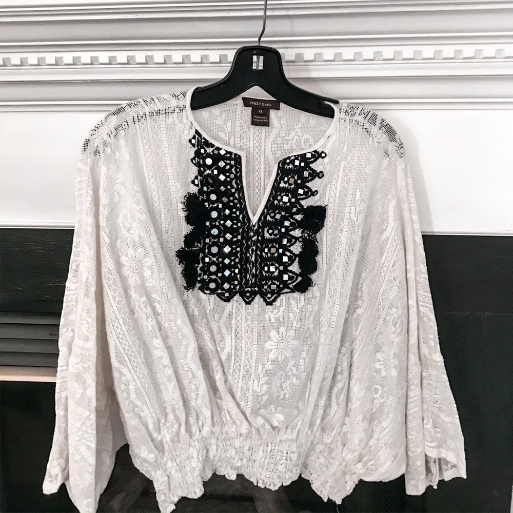 SUPER CUTE ANTHRO PEASANT TOP!!